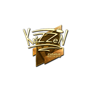 Sticker | KrizzeN (Gold) | Boston 2018 image 360x360