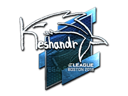 Klistremerke | keshandr (folie) | Boston 2018