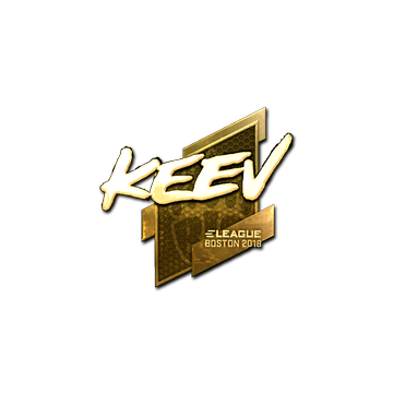 Sticker | keev (Gold) | Boston 2018 image 360x360