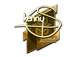 Autocolante | kennyS (Gold) | Boston 2018