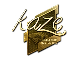 貼紙 | Kaze（黃金）| Boston 2018