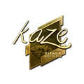 Sticker | Kaze (Gold) | Boston 2018 image 120x120