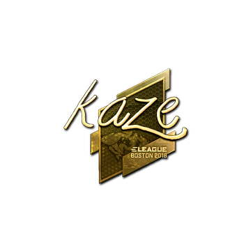 Sticker | Kaze (Gold) | Boston 2018 image 360x360