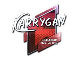 Adesivo | karrigan (Brilhante) | Boston 2018