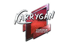 Sticker | karrigan (Foil) | Boston 2018