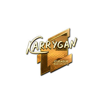 Sticker | karrigan (Gold) | Boston 2018 image 360x360