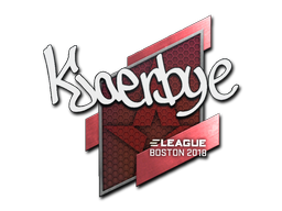 ステッカー | Kjaerbye | Boston 2018