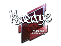 Sticker | Kjaerbye (Foil) | Boston 2018