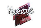 Sticker | Kjaerbye (Foil) | Boston 2018