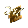 Sticker | JW (Gold) | Boston 2018 image 120x120