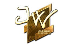 Sticker | JW (Gold) | Boston 2018