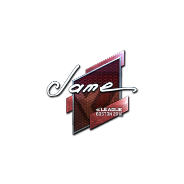 Sticker | Jame (Foil) | Boston 2018 image 360x360