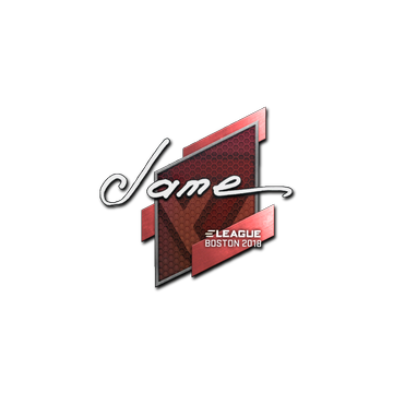 Sticker | Jame | Boston 2018 image 360x360