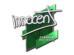 Adesivo | innocent | Boston 2018