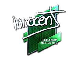 Çıkartma | innocent (Parlak) | Boston 2018