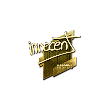Sticker | innocent (Gold) | Boston 2018 image 360x360