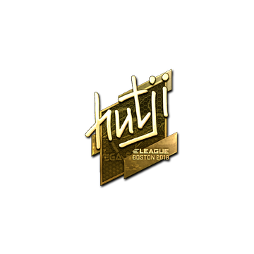 Sticker | hutji (Gold) | Boston 2018 image 360x360