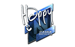 Sticker | Happy (Foil) | Boston 2018