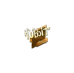 Sticker | Hobbit (Gold) | Boston 2018