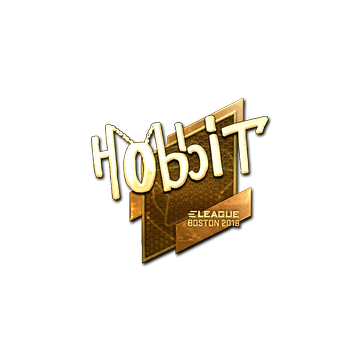 Sticker | Hobbit (Gold) | Boston 2018 image 360x360