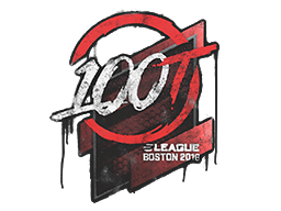 Graffiti scellé | 100 Thieves | Boston 2018