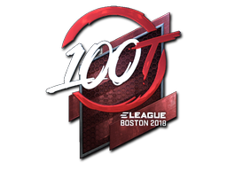 Sticker | 100 Thieves (Foil) | Boston 2018