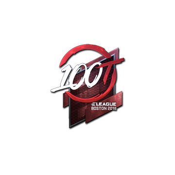 Sticker | 100 Thieves (Foil) | Boston 2018 image 360x360