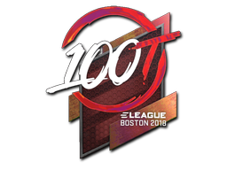 Klistermärke | 100 Thieves (Holo) | Boston 2018