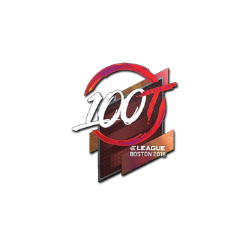 Sticker | 100 Thieves (Holo) | Boston 2018 image 360x360