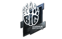 Sticker | BIG (Foil) | Boston 2018