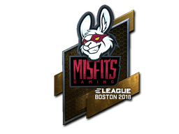 สติกเกอร์ | Misfits Gaming (ฟอยล์) | Boston 2018