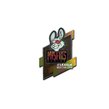 Sticker | Misfits Gaming (Holo) | Boston 2018 image 360x360