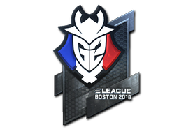 Klistremerke | G2 Esports (folie) | Boston 2018