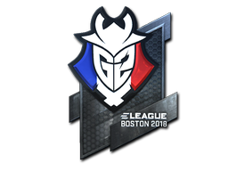 Наклейка | G2 Esports (металлическая) | Бостон 2018