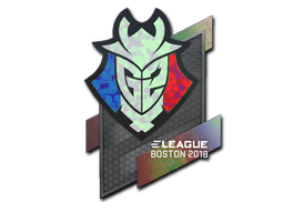 Adesivo | G2 Esports (Olografico) | Boston 2018