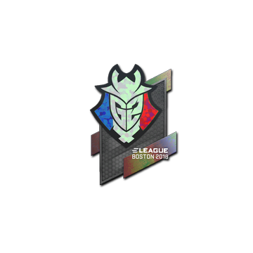 Sticker | G2 Esports (Holo) | Boston 2018 image 360x360