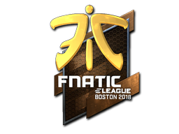 Αυτοκόλλητο | Fnatic (Σπάνιο) | Boston 2018