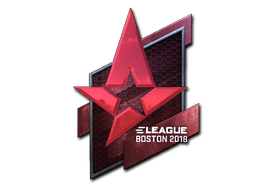 Abțibild | Astralis (Înfoliat) | Boston 2018