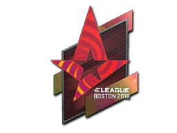 Naklejka | Astralis (hologramowa) | Boston 2018