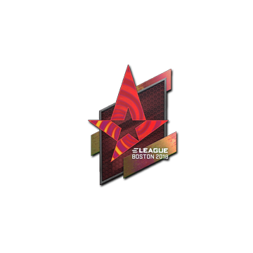 Sticker | Astralis (Holo) | Boston 2018 image 360x360