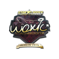 Sticker | woxic (Gold) | Berlin 2019 image 120x120