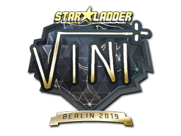 Sticker | VINI (Goud) | Berlin 2019