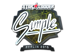 Sticker | s1mple (Glimmend) | Berlin 2019