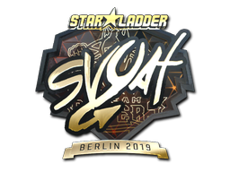 Klistermärke | svyat (Guld) | Berlin 2019