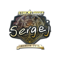 Sticker | sergej (Gold) | Berlin 2019 image 120x120