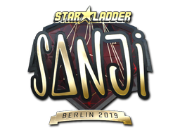 Sticker | SANJI (Gold) | Berlin 2019