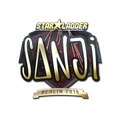 Sticker | SANJI (Gold) | Berlin 2019 image 120x120