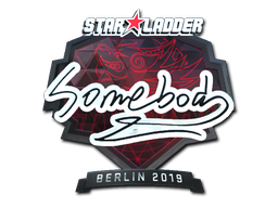 Sticker | somebody (Glimmend) | Berlin 2019