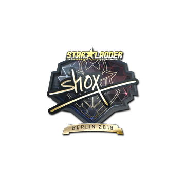 Sticker | shox (Gold) | Berlin 2019 image 360x360