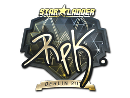 ステッカー | RpK (ゴールド) | Berlin 2019